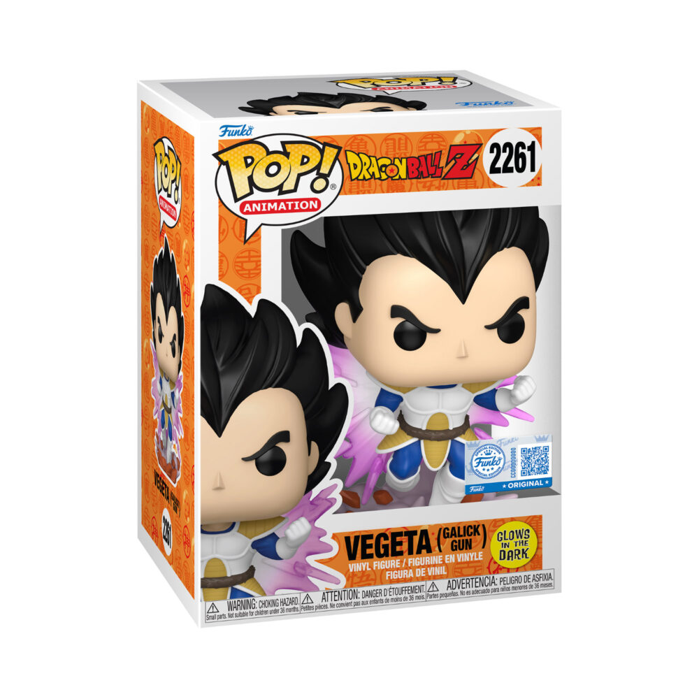 Vegeta (Galick Gun) - Dragon Ball Z Funko Pop Glows In The Dark Special Edition Figure #2261