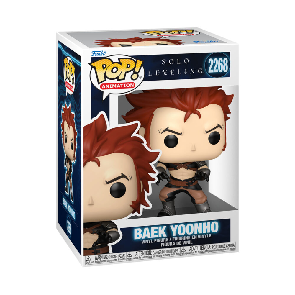 Baek Yoonho - Solo Leveling Funko Pop Figure #2268 in its window display box