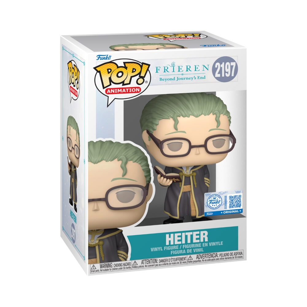 Heiter Frieren Beyond Journey’s End Funko Pop #2197 Special Edition shown in its window display box with the special edition sticker visible