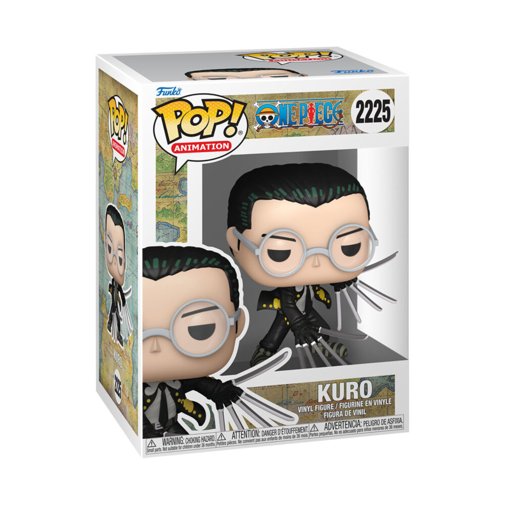 Kuro - One Piece Funko Pop Figure #2225 in its window display box
