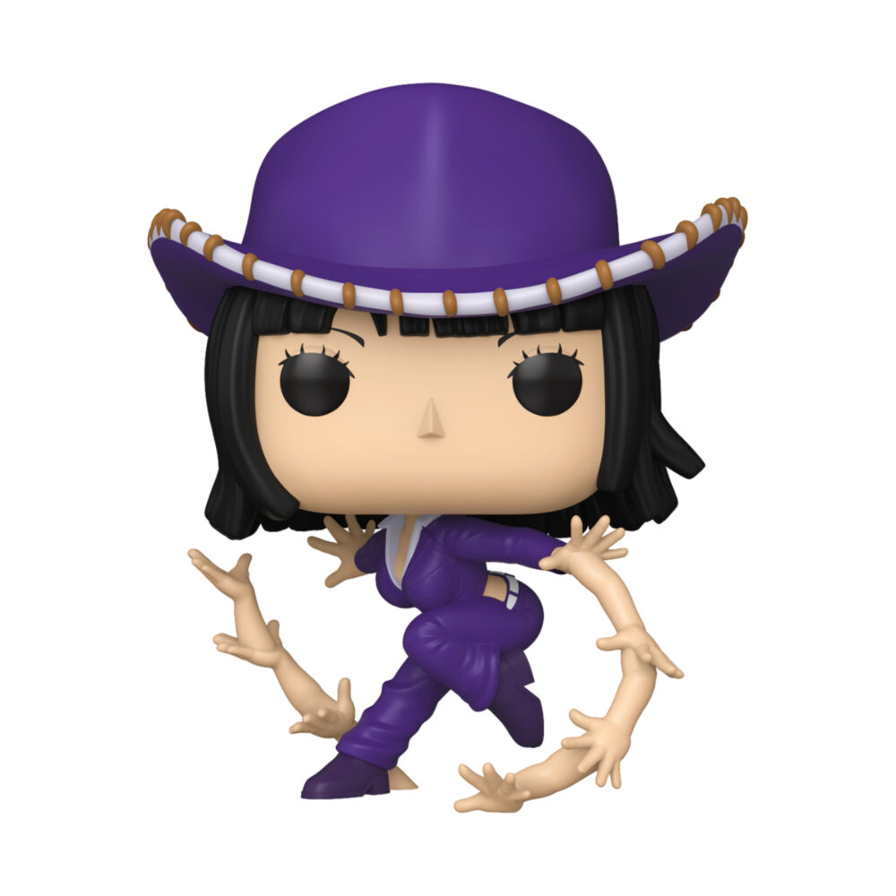 Nico Robin - One Piece Funko Pop Figure #2233 unboxed in a purple outfit and hat with multiple arms