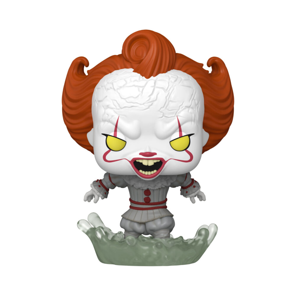 Unboxed Pennywise IT Welcome To Derry Funko Pop #1865 Special Edition shown from the front.