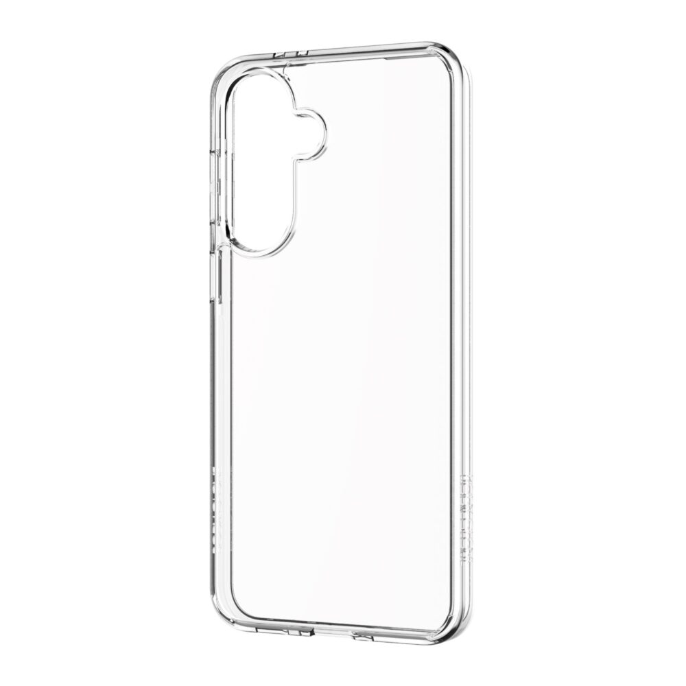 Angled rear view of the clear Body Glove Ghost case for Samsung Galaxy A37 5G.