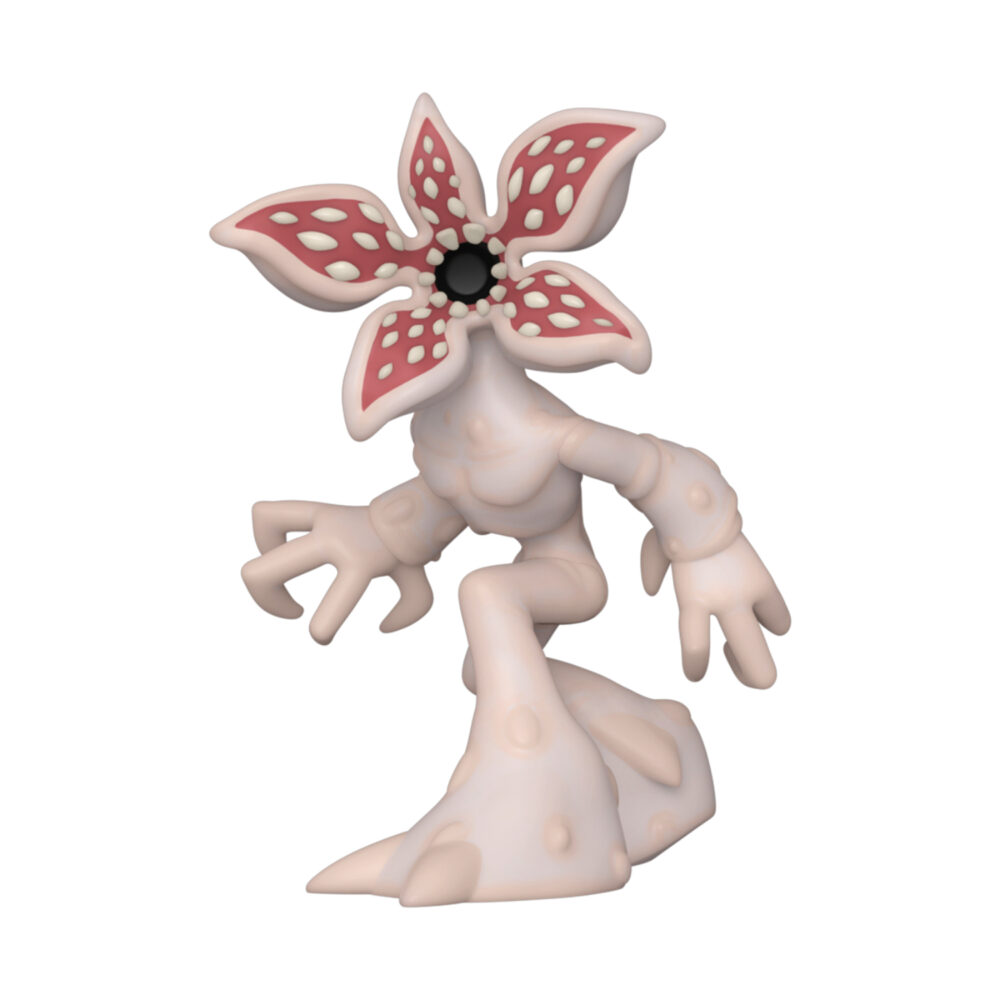 Demogorgon Funko Mystery Mini from Stranger Things Season 4 with its flower-shaped open head and arms extended.
