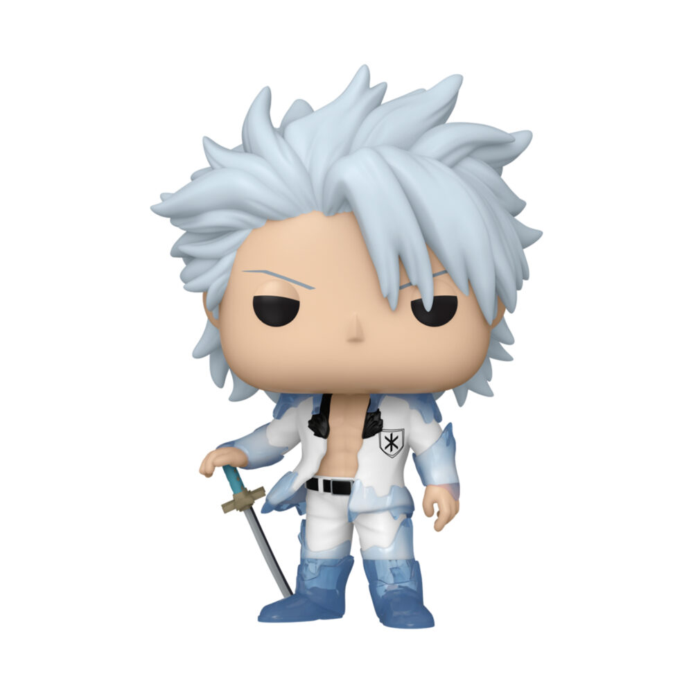 Unboxed Absolute Bankai Hitsugaya Funko Pop figure #2576 holding a sword and wearing an ice-themed outfit