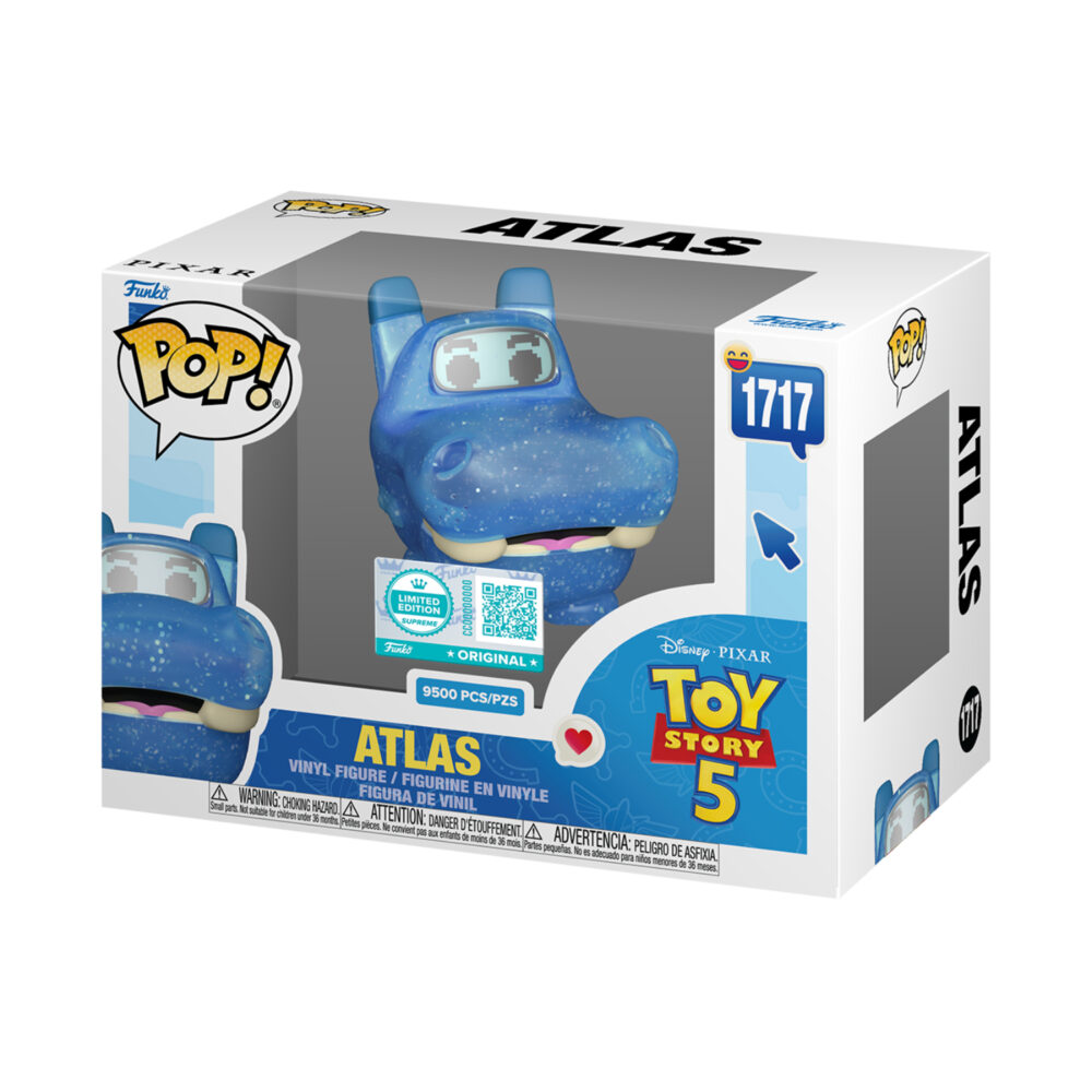 Atlas Toy Story 5 Funko Pop Supreme #1717 Special Edition in its window display box with limited-edition label visible.