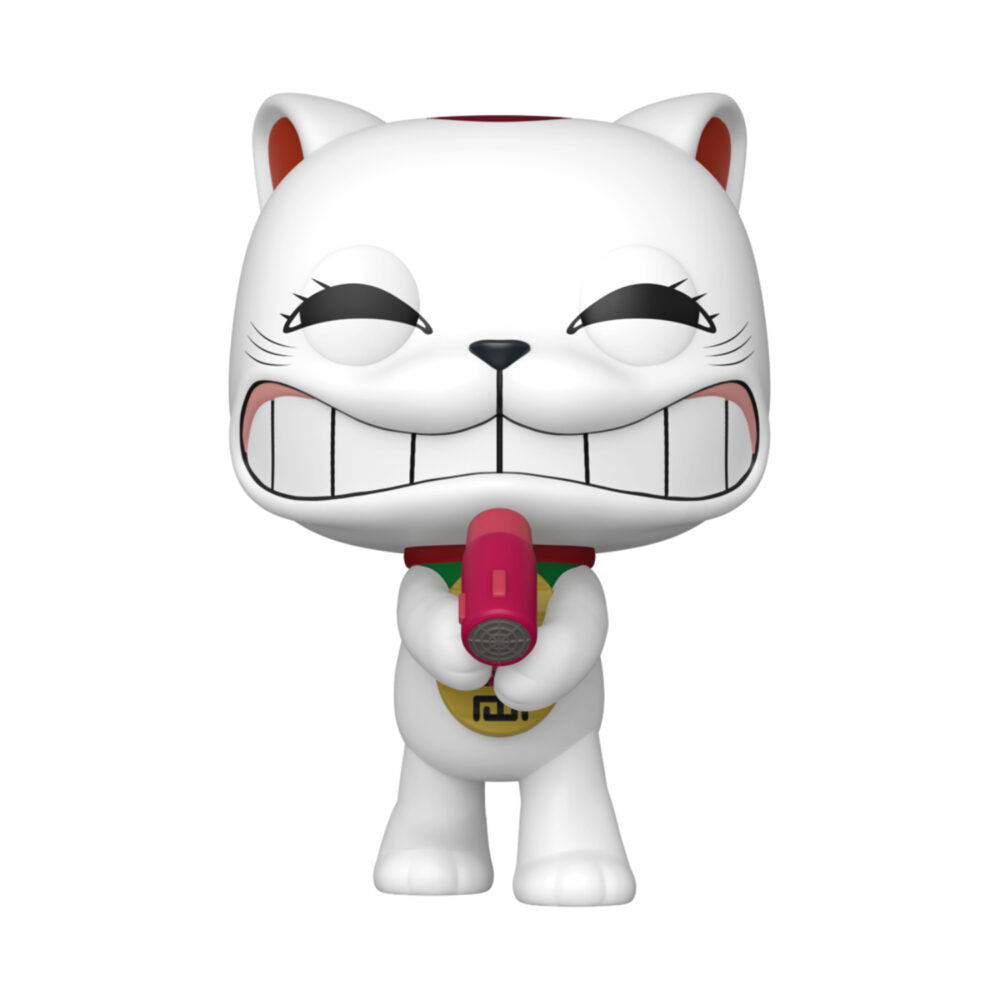 Unboxed Dan Da Dan Turbo Granny with Dryer Funko Pop figure #2390 holding a pink hair dryer
