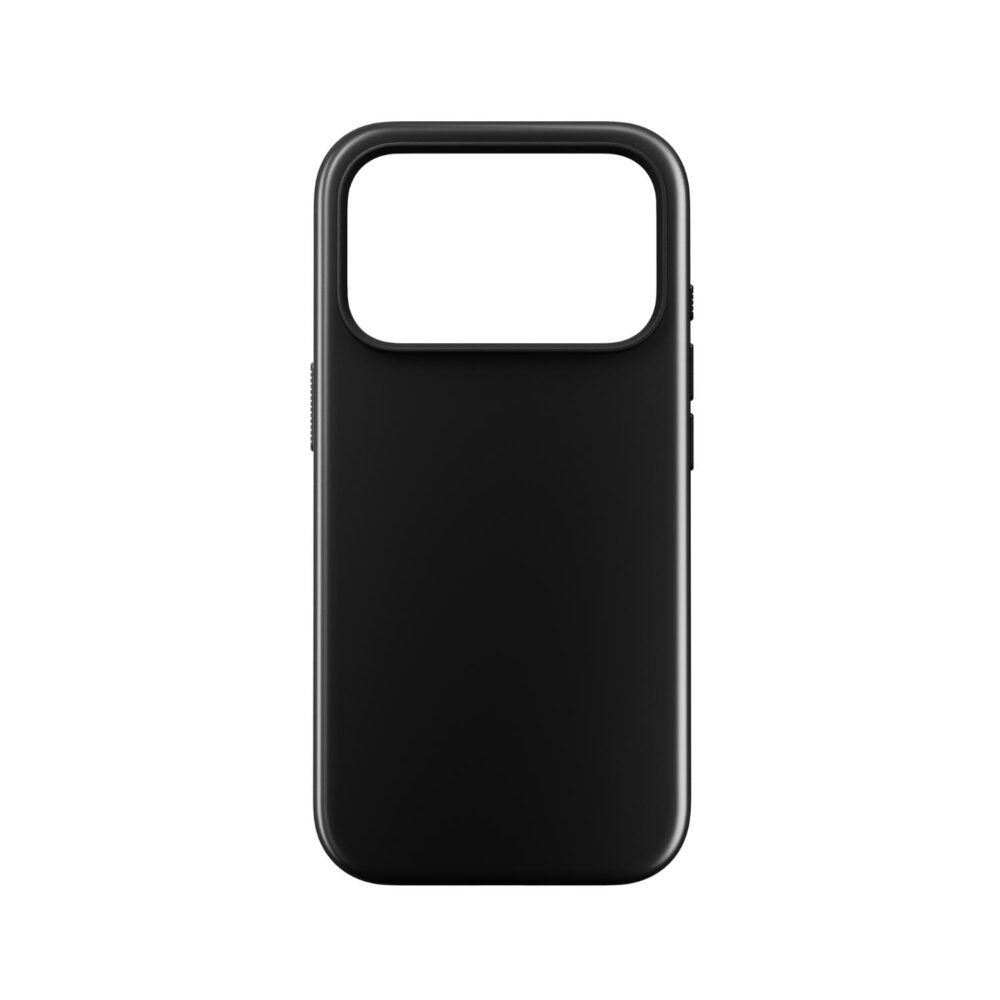 Black Nomad Mag Sports case for iPhone 18 Pro and iPhone 17 Pro shown empty from the rear.