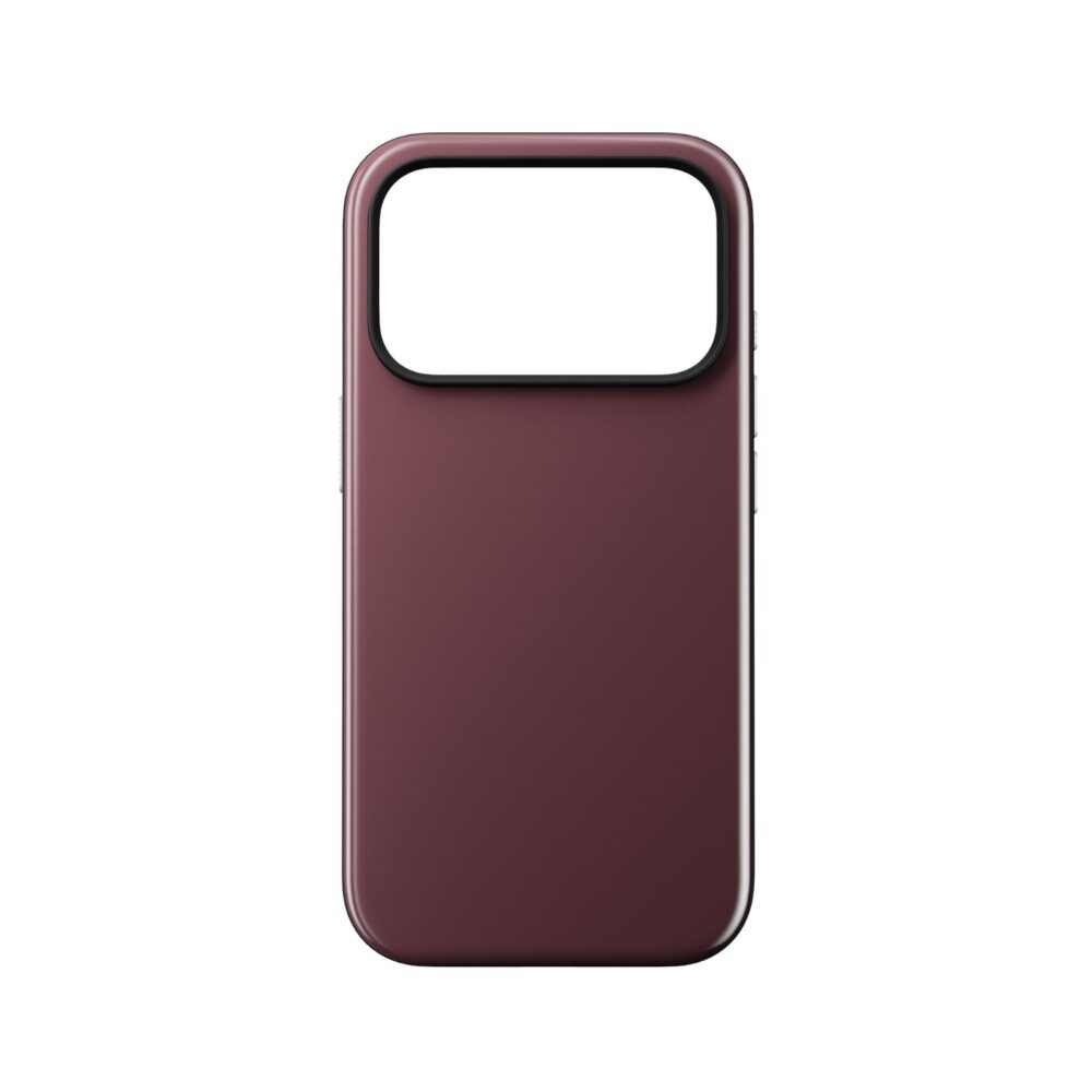 Red Nomad Mag Sports case for iPhone 18 Pro and iPhone 17 Pro shown empty from the rear.