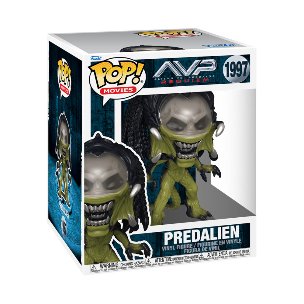 Predalien Funko Pop #1997 shown in its window display box.