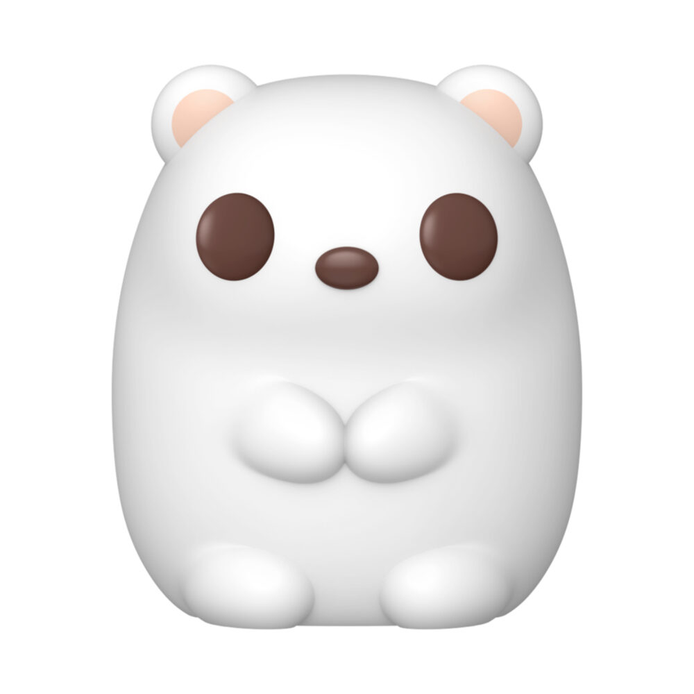 Unboxed Sumikkogurashi Shirokuma Funko Pop figure #2484 with white body and brown facial details