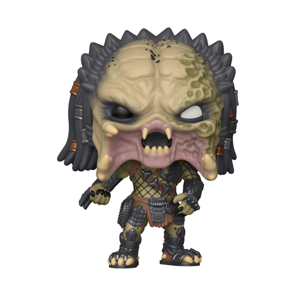 Unboxed Wolf Predator Funko Pop #1998 figure wearing a silver mask and armour.