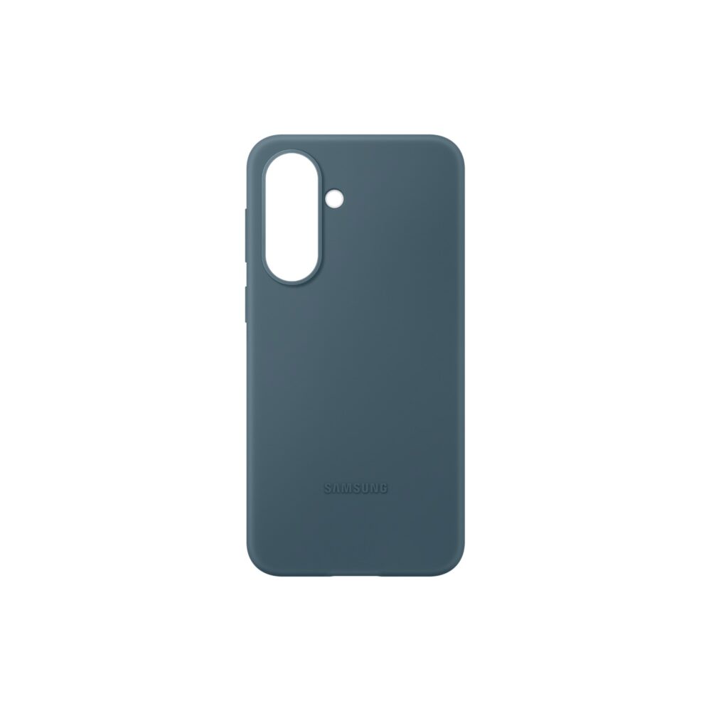 Green Samsung Galaxy A37 5G Official Silicone Case shown from the rear