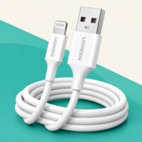 usb-to-lightning-cables USB to Lightning cable for charging and connecting compatible Apple devices.