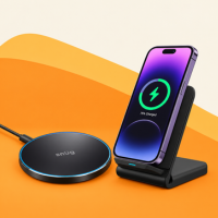 wireless-chargers Wireless charging pads and stands for charging compatible devices without cables