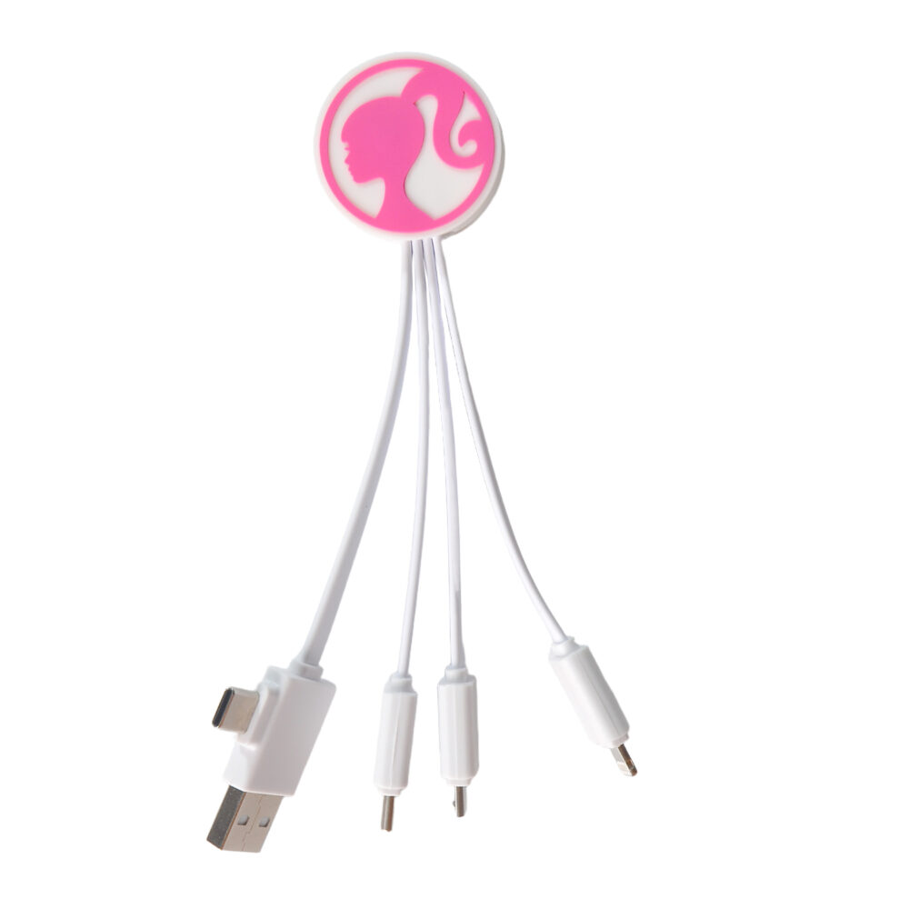 Barbie 5-In-1 Cable - White