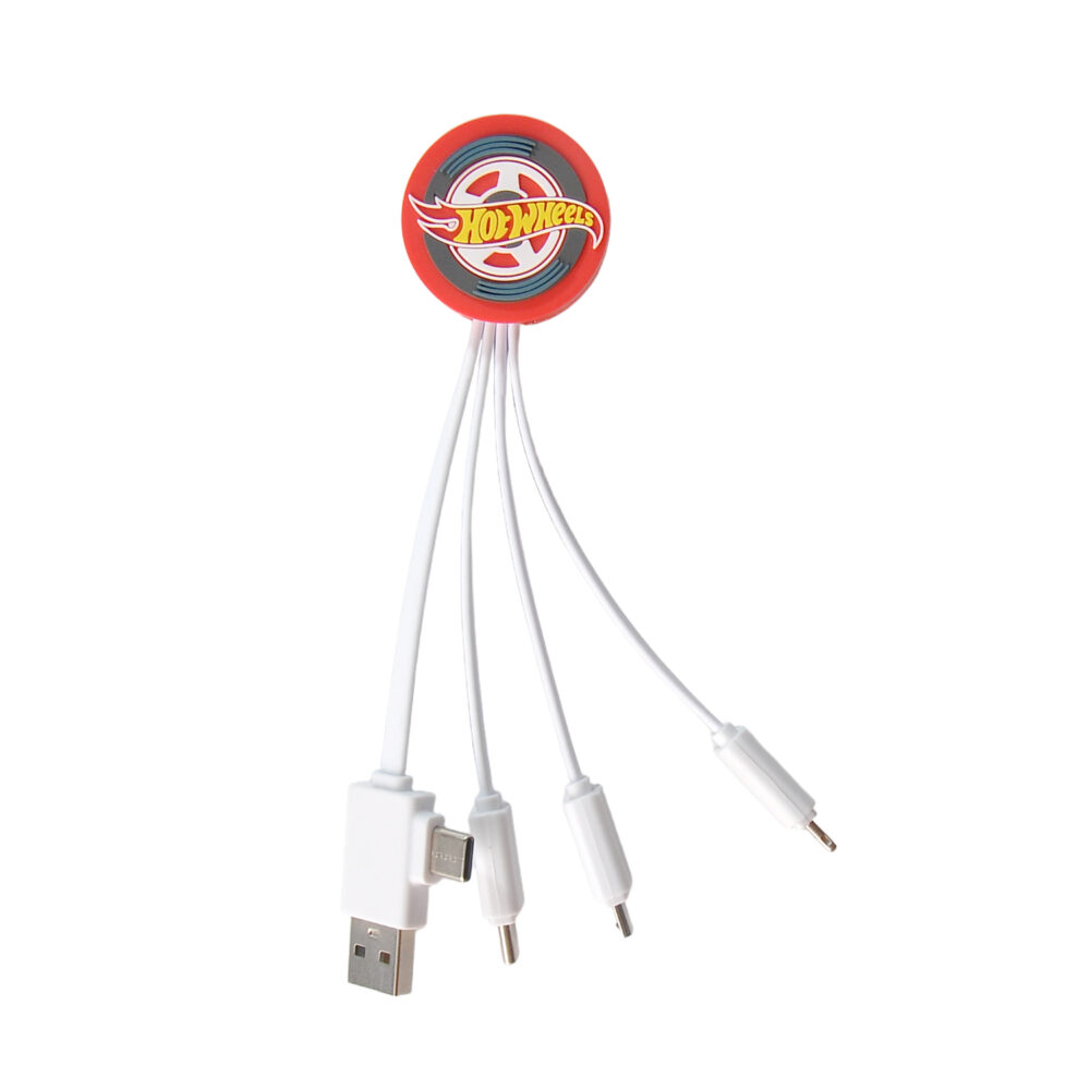 Hot Wheels 5-In-1 Cable - White