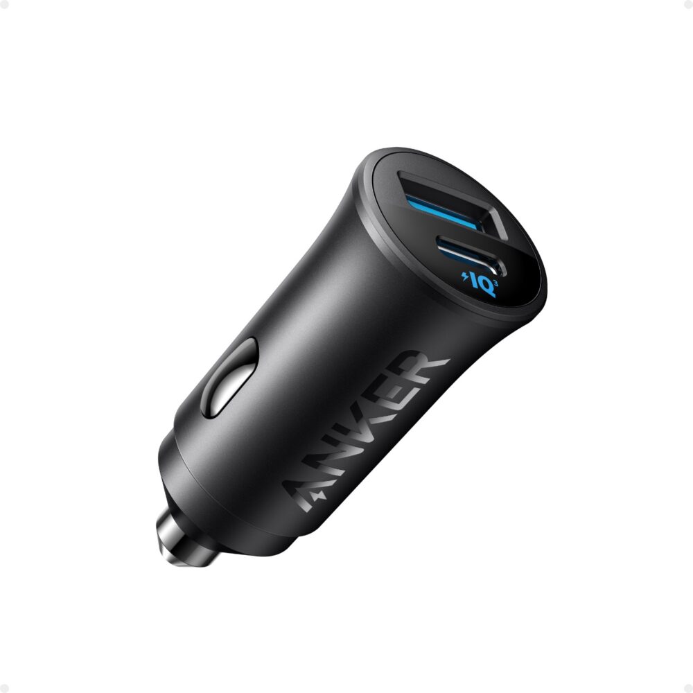 Anker 30W Car Charger - 2 Port Fast Charge - Black