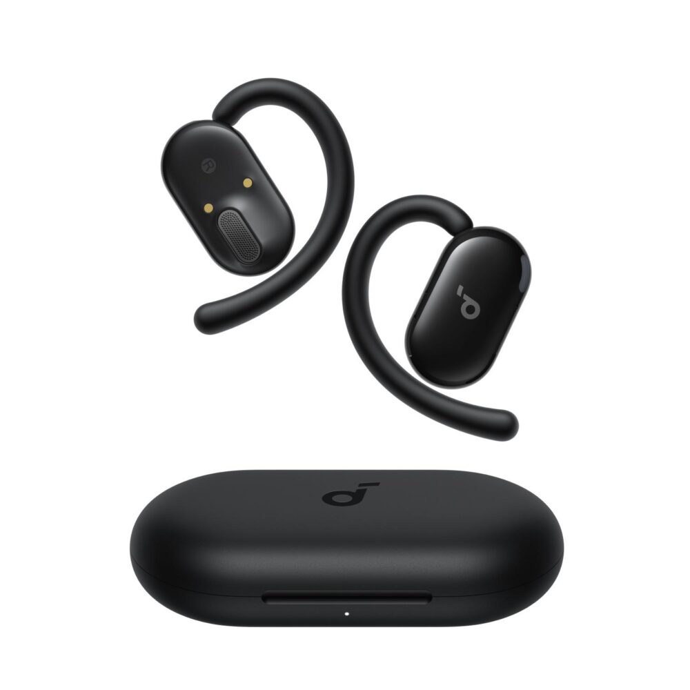 Soundcore V20i Wireless Bluetooth Earbuds with Adjustable Hooks โ Black