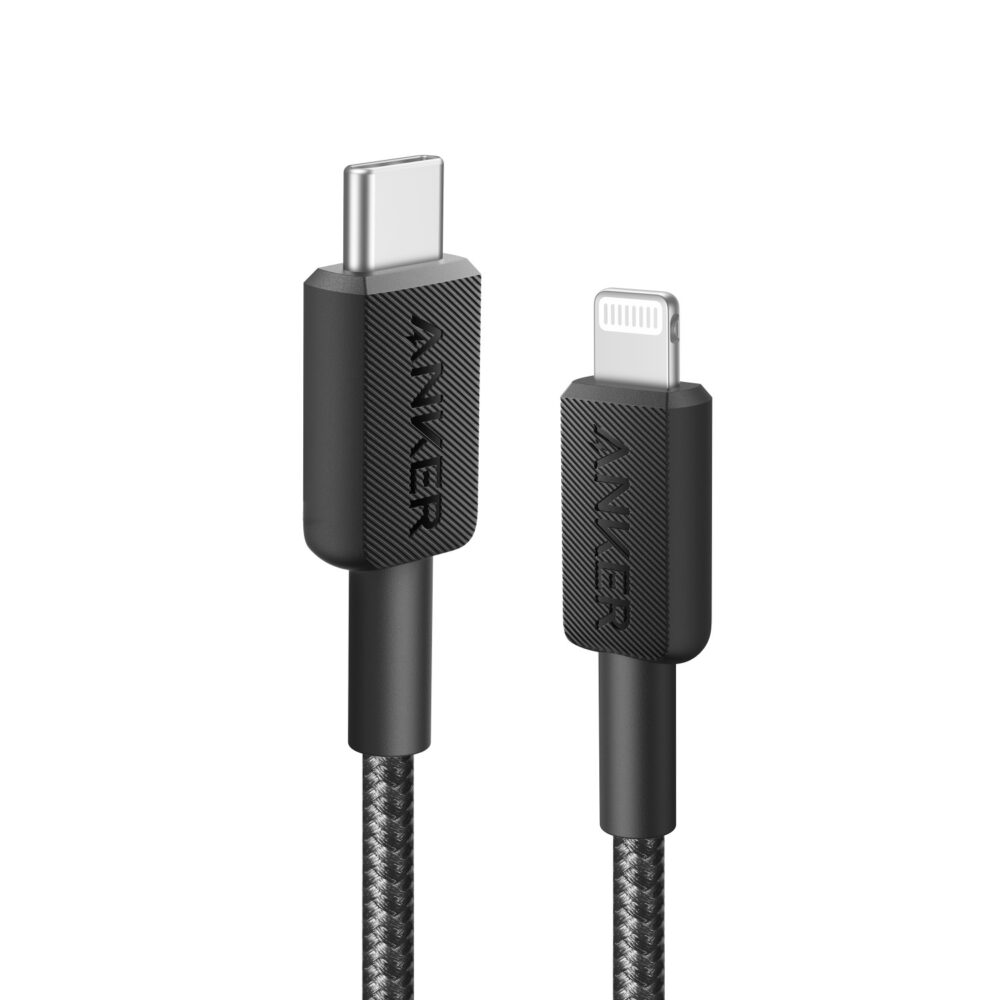 Anker 60W PowerLine Type C To Lightning Cable - 1.8m Black