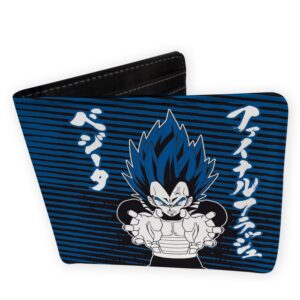 With this Dragon Ball Super wallet by ABYstyle, Vegeta watches over your Zeni and is ready to trigger his Final Flash in the event of a threat.