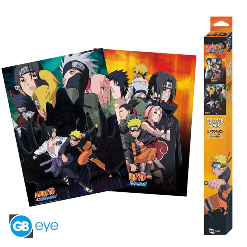 Poster et Affiche Naruto Team 7 38x52cm