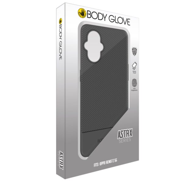 Oppo Reno7z 5G Black Body Glove Astrx Cell Phone Cover