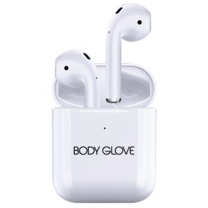 White Body Glove Universal Mini Pods Bluetooth Audio Earbuds Earphones