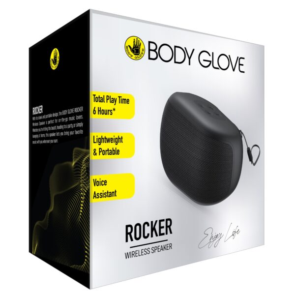 Portable Black ROCKER Speaker by Body Glove