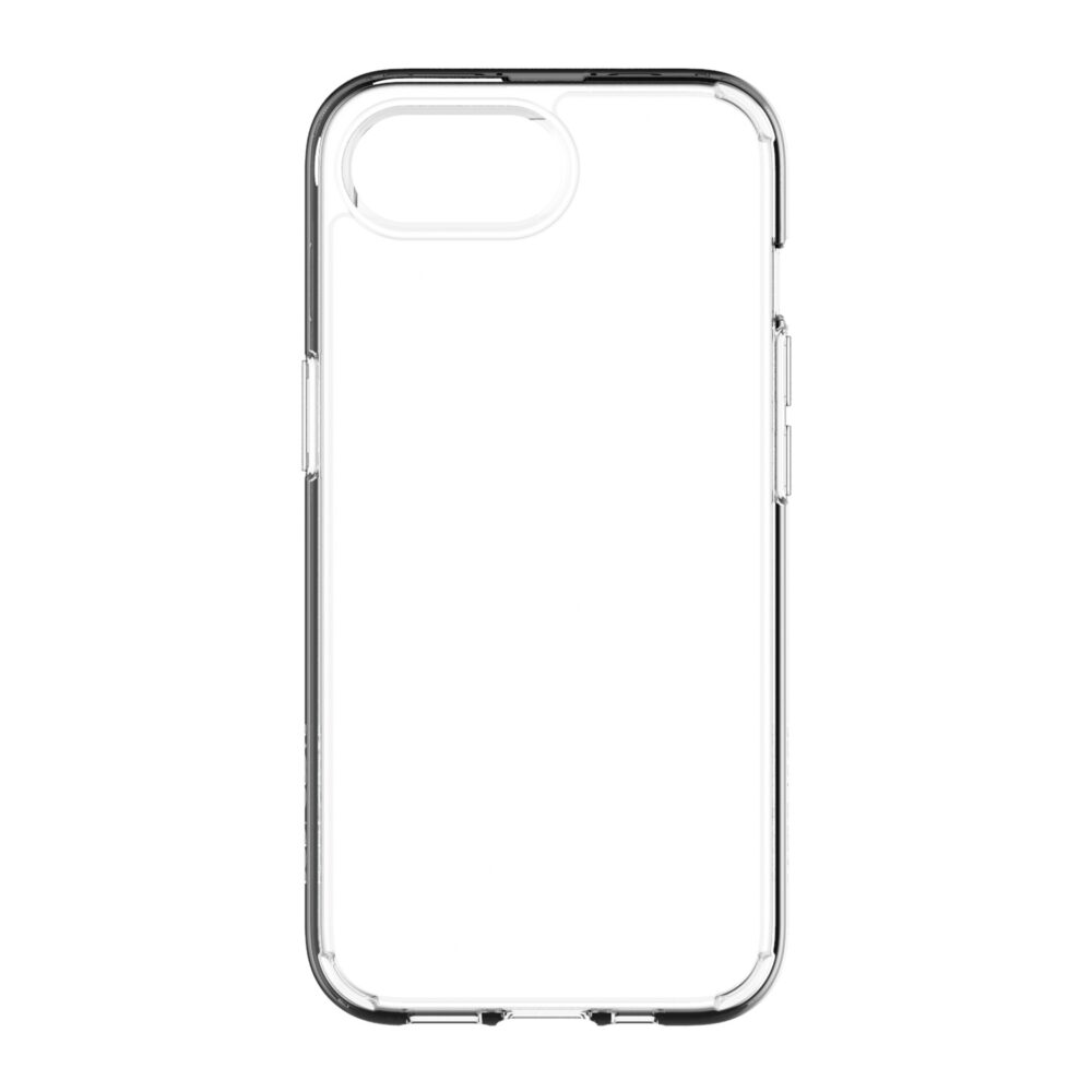 Front view of Apple iPhone 16e Body Glove Ghost Case in clear