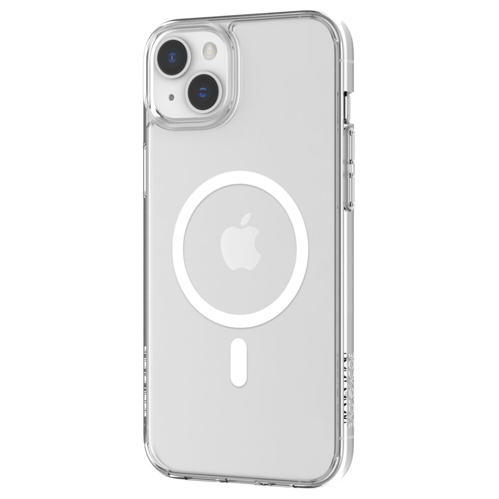 This clear Body Glove Apple iPhone 14 Plus Ghost Magsafe Case is ultra-thin, strong, versatile, and scratch resistant.