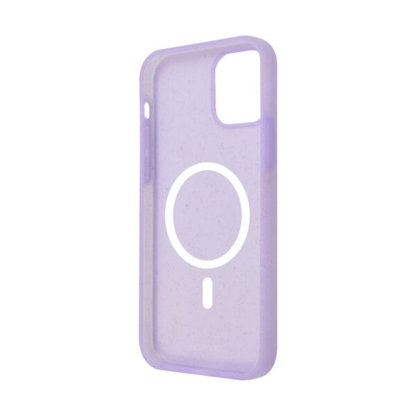 Body Glove Magnetic Glitter Silicone Cell Phone Cover for the Apple iPhone 14 Pro Lilac