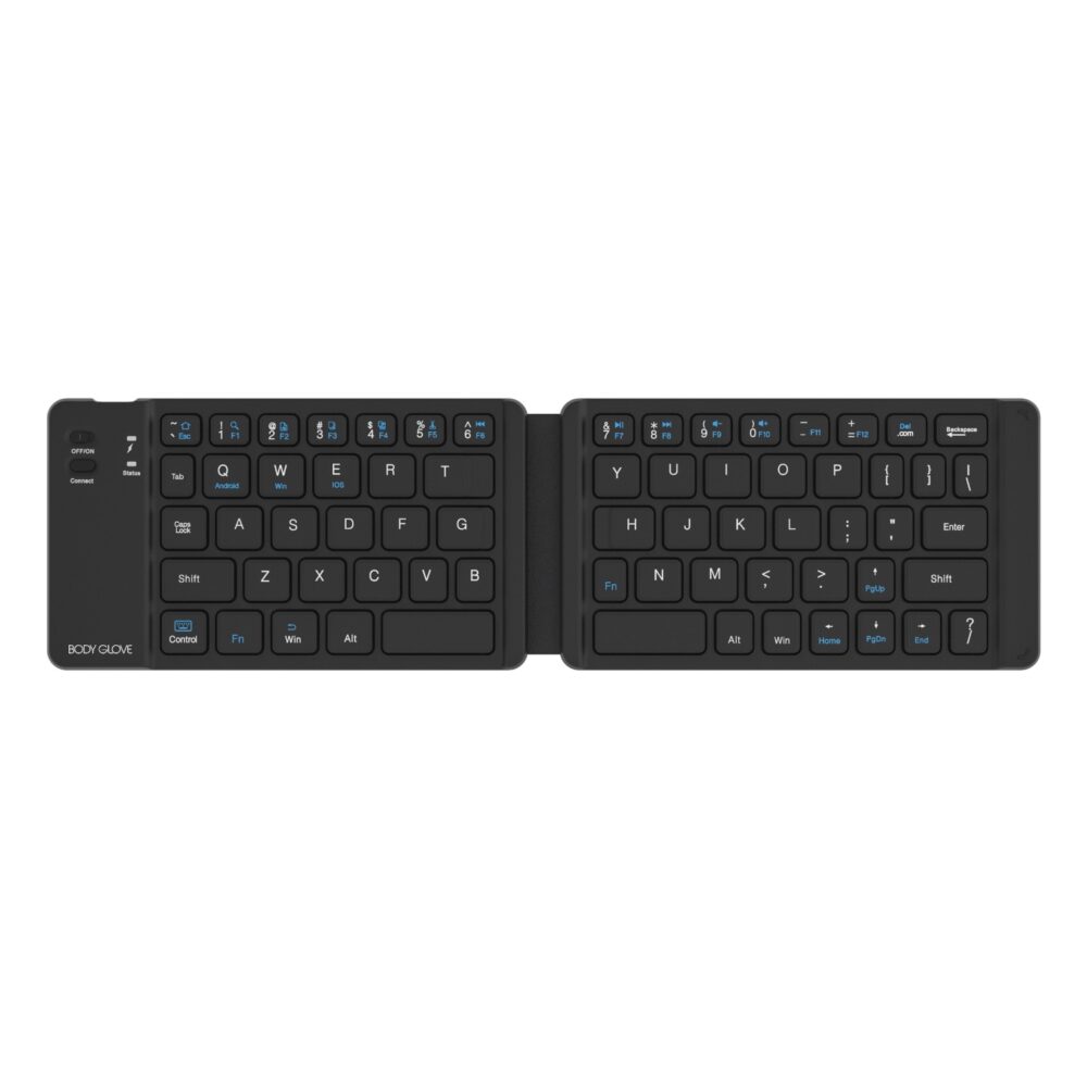 Body Glove Wireless Folding Soft Hinge Keyboard - Black