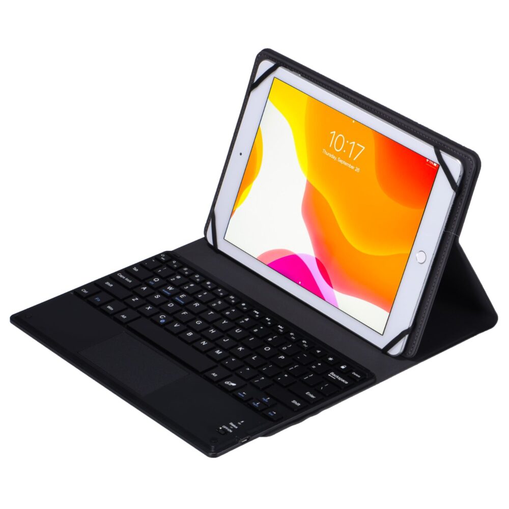 Body Glove Bluetooth Tablet Cover Keyboard With Touch Pad for the Universal 9 - 10.5 Inch Tablet Black