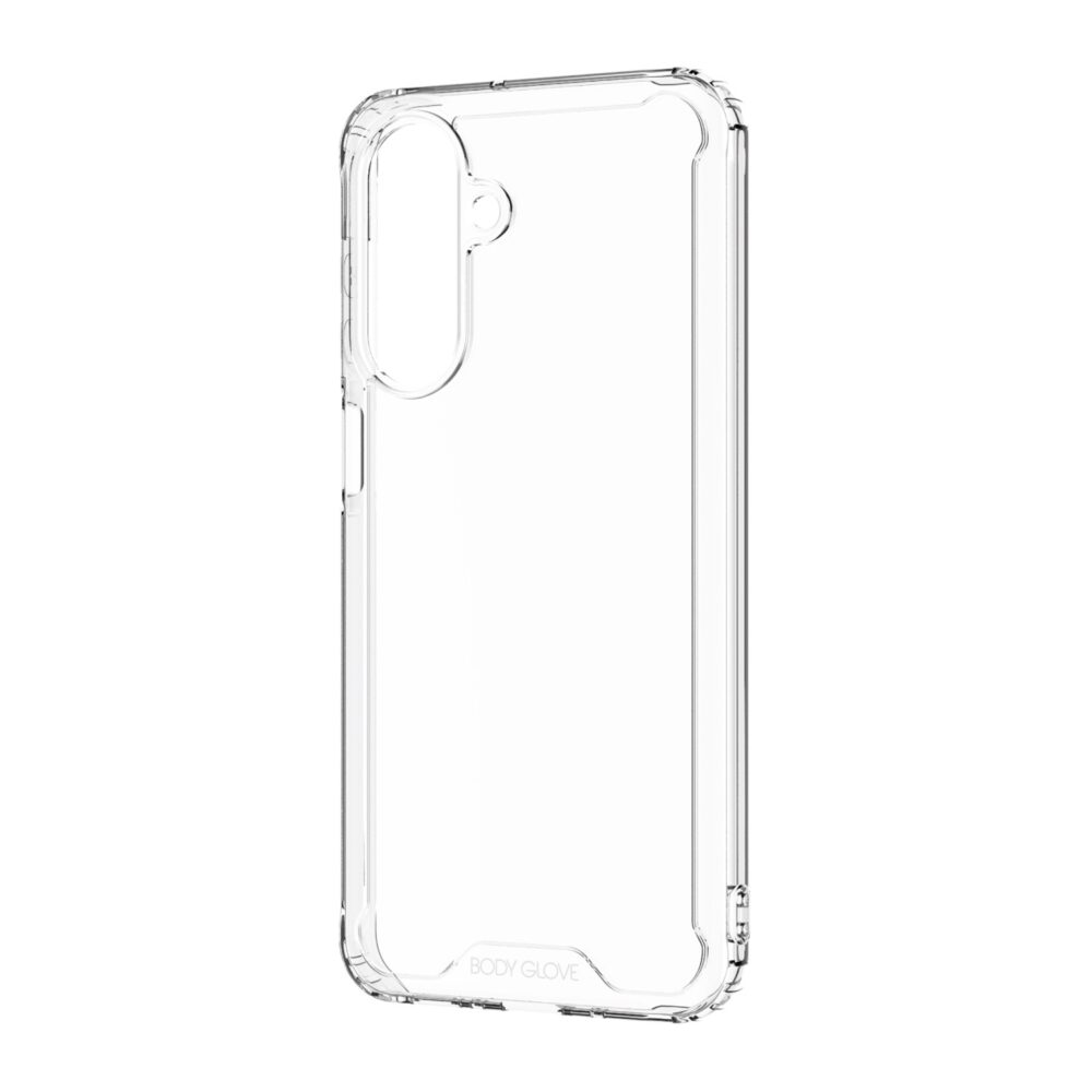 First angled view of the Body Glove Lite Series case for Samsung Galaxy A26 in clear