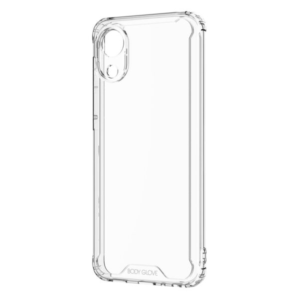 Clear Body Glove Lite Cell Phone Case for the Samsung Galaxy A03 Core