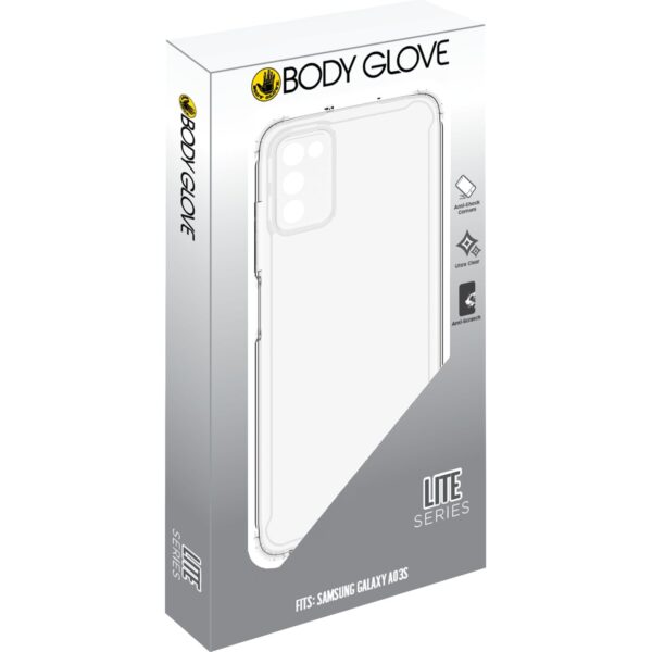 Clear Body Glove Lite Cell Phone Cover for the Samsung Galaxy A03s