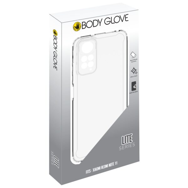 Clear Body Glove Lite Cell Phone Cover for the Xiaomi Note 11