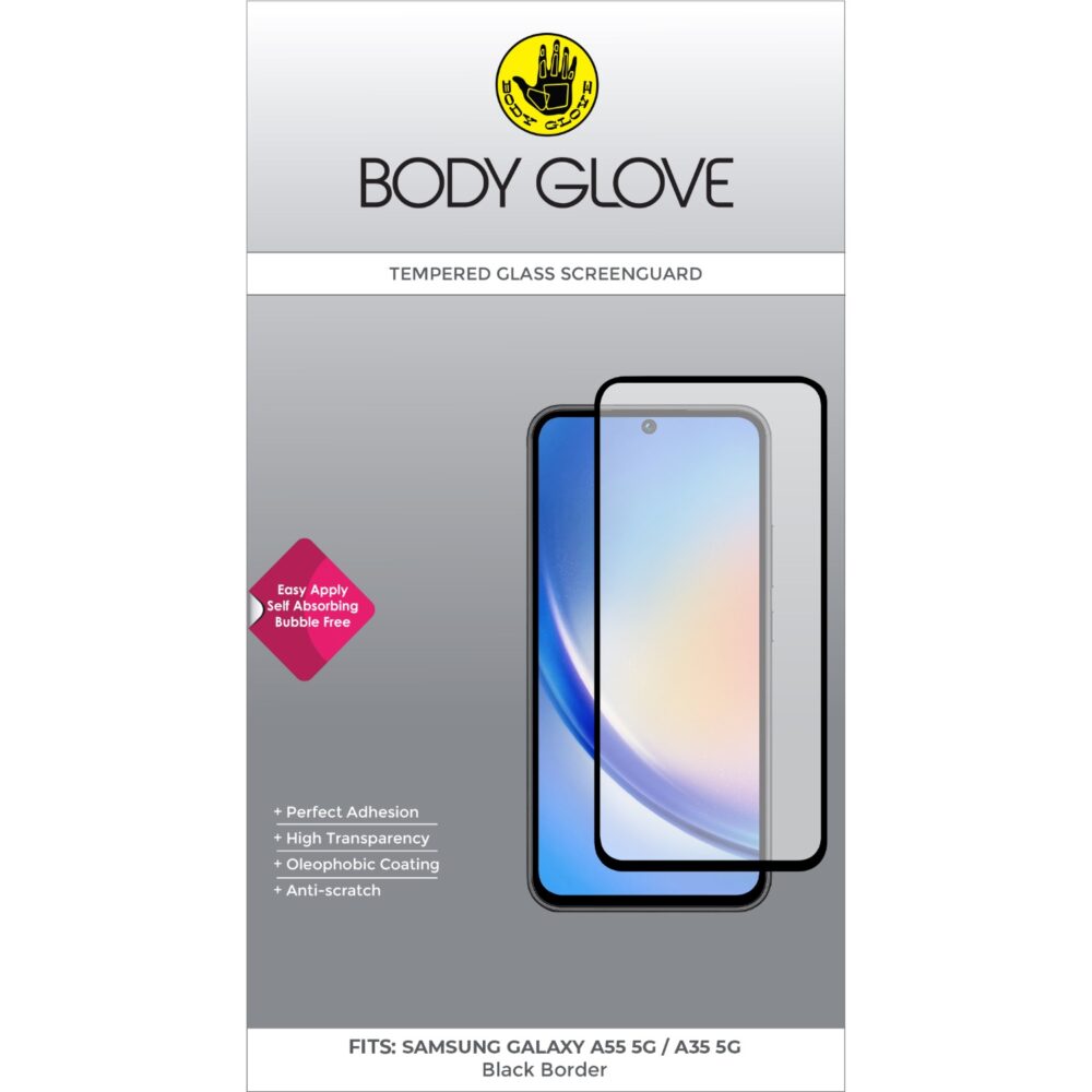 Experience top-tier protection for your Samsung Galaxy A35 5G | A55 5G with the Body Glove Samsung Galaxy A35 5G | A55 5G Screen Protector.
