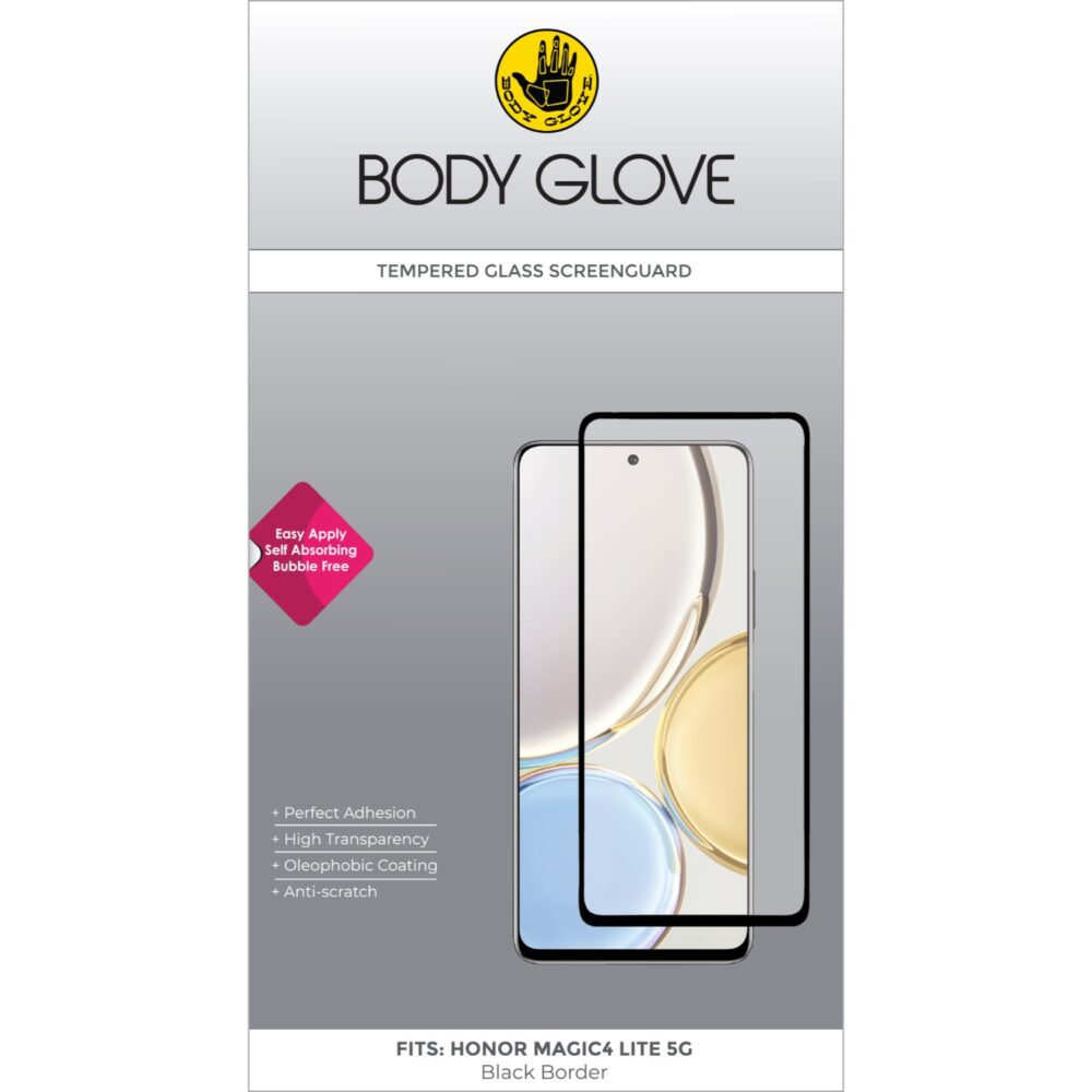 Body Glove Tempered Glass Screen Protector for the Honor Magic4 Lite 5G Clear