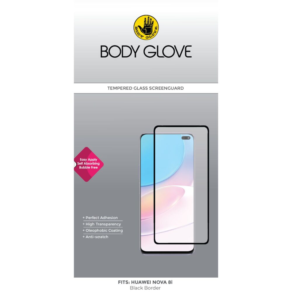 Body Glove Tempered Glass Screen Protector for the Huawei nova 8i Clear
