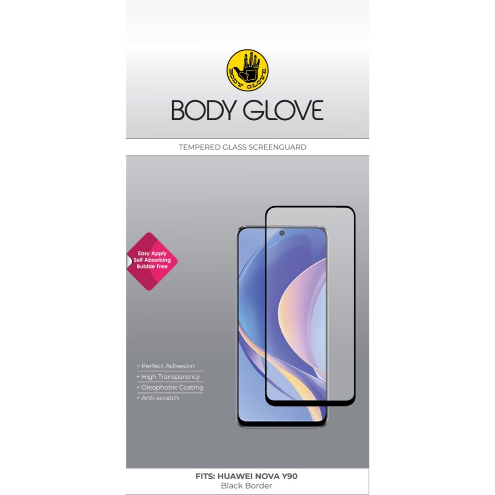 Body Glove Tempered Glass Screen Protector for the Huawei nova Y90 Clear