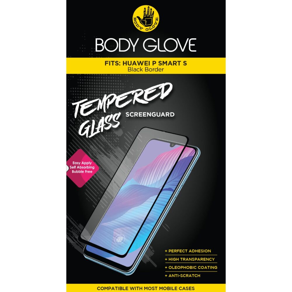 Body Glove Tempered Glass Screen Protector for the Huawei P Smart S Clear