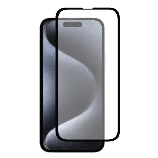 Apple iPhone 15 Pro Body Glove Screen Protector - Black Border - Image 2