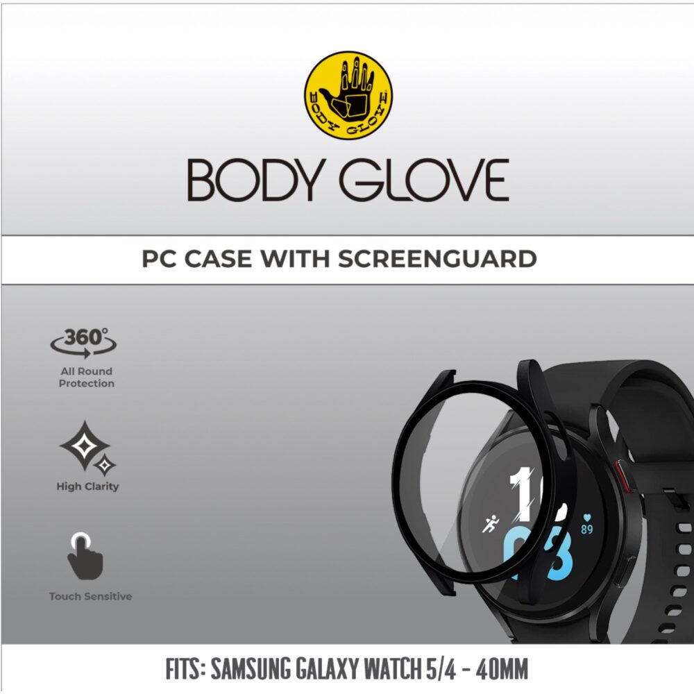 Body Glove Samsung Galaxy Watch5 / 4 40mm PC Case – Black