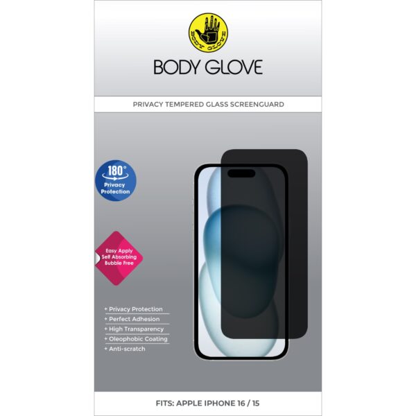 Apple iPhone 15 Body Glove Privacy Screen Protector - Image 2