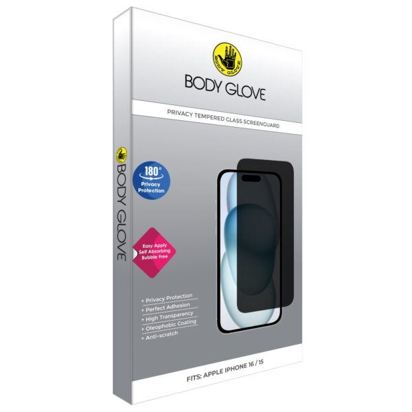 Apple iPhone 15 Body Glove Privacy Screen Protector - Image 5