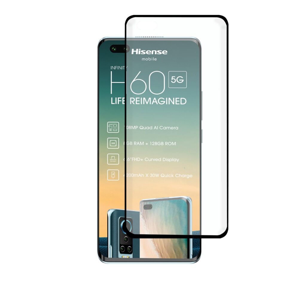 Hisense H60 5G Clear Body Glove 3D Tempered Glass Screen Protector