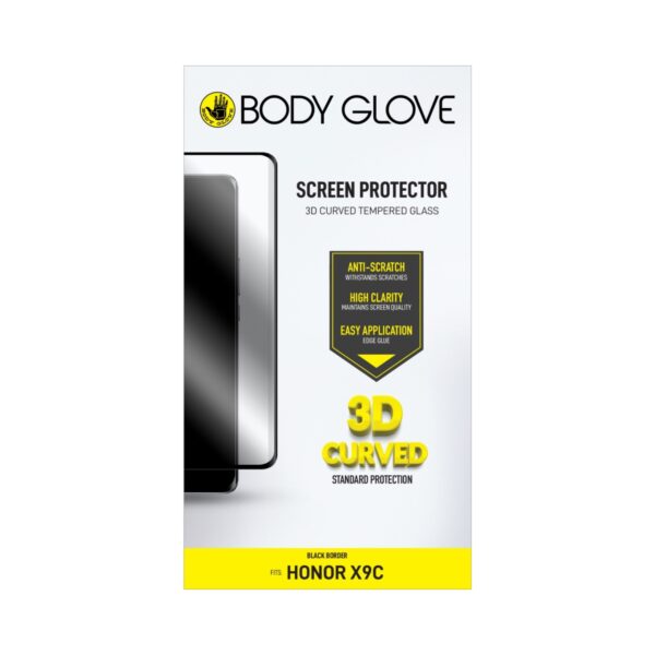 Honor X9c Body Glove 3D Screen Protector - Black Border