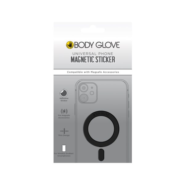 Body Glove Black Magnetic Universal MagSafe Sticker